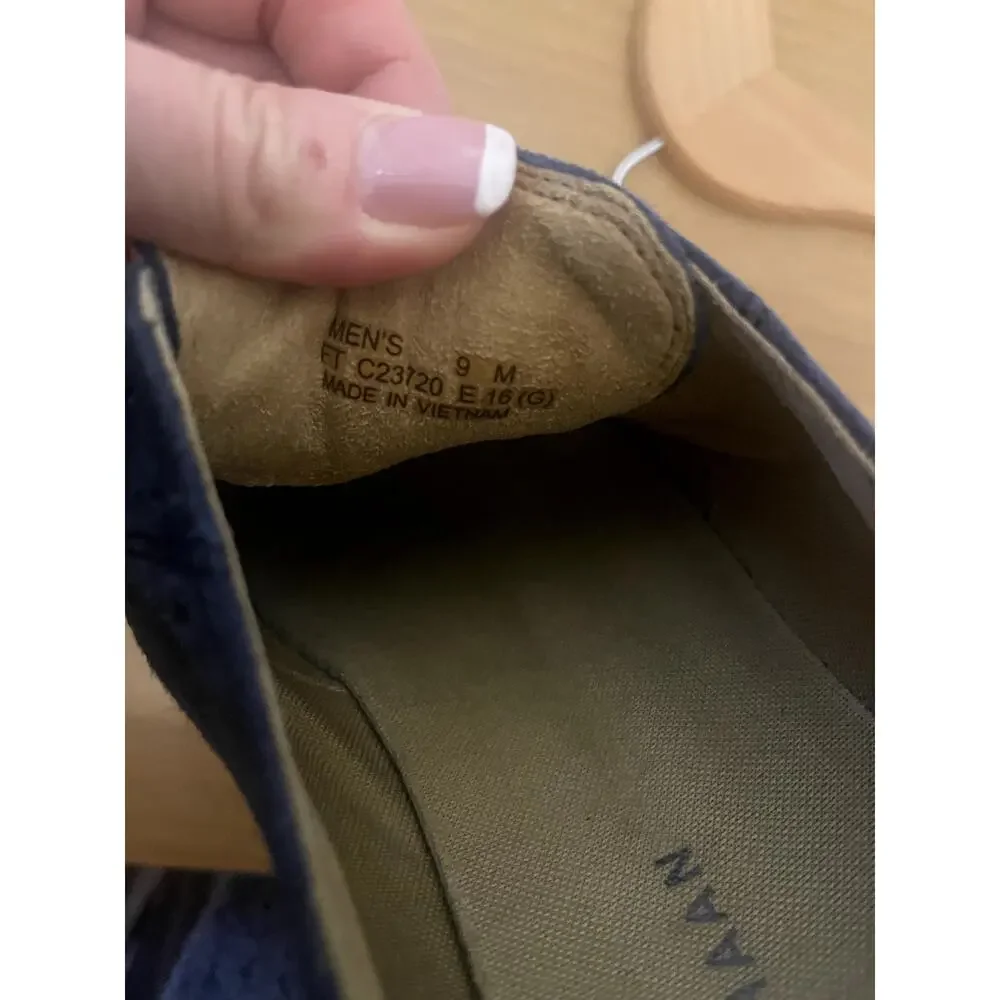 Cole Haan Grande OS Blue Suede Leather Oxfords Men Lace Up Shoes 9 M
